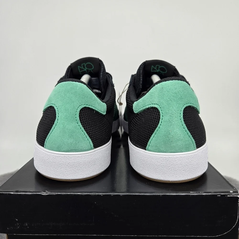 New adidas Nora 'Black Court Green' Men's Suede Shoes Size 10
